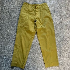 Alex Mill High Rise Officer Crop Cargo Pants